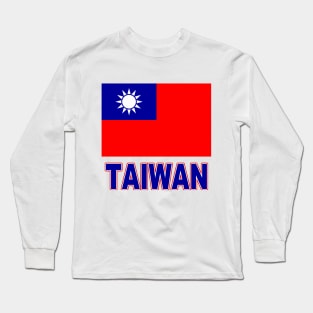 The Pride of Taiwan - Taiwanese National Flag Design Long Sleeve T-Shirt